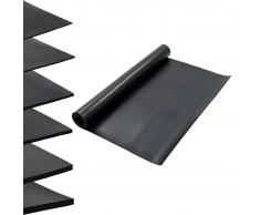 vidaXL Alfombrilla de goma antideslizante 1,2x2 m 6 mm lisa