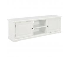 vidaXL Mueble para el televisor de madera blanco 120x30x40 cm