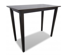 vidaXL Mesa de bar marrón madera