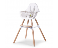 CHILDWOOD Trona para bebé 2-in-1 Evolu 2 blanco CHEVOCHNW