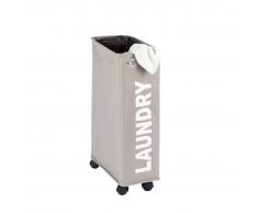 Wenko Cesto Ropa Laundry Marron / Negro 60X40X18.5 - - 3450117