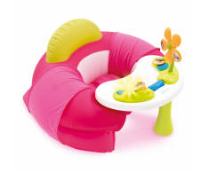 Smoby Silla con mesa de actividades bebé Cottoons rosa 110211