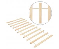 vidaXL Somier enrollable con 11 láminas madera pino maciza 80x200 cm
