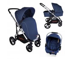 Baninni Cochecito/Silla de bebe 3 en 1 Nobel 15 kg azul BNST021-BL