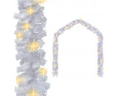 vidaXL Guirnalda de Navidad con luces LED blanco 5 m