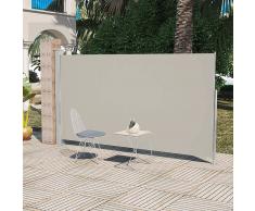 vidaXL Toldo lateral de jardín o terraza 160x300 cm crema