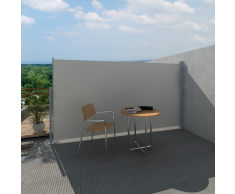 vidaXL Toldo lateral de jardín o terraza 160x300 cm crema