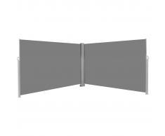 vidaXL Toldo lateral retráctil 200x600 cm gris