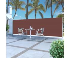 vidaXL Toldo lateral retráctil 160x500 cm marrón