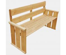 vidaXL Banco de jardín madera pino impregnada 160x55x89 cm