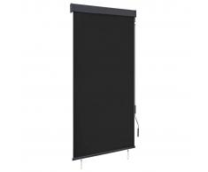 vidaXL Estor enrollable de exterior gris antracita 80x250 cm