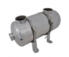 vidaXL Intercambiador de calor para piscina, 355 x 134 mm, 40 kW