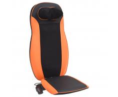 vidaXL Cojín asiento masajeador de cuello y espalda 48 W