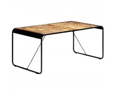 vidaXL Mesa de comedor madera maciza de mango en bruto 180x90x76 cm
