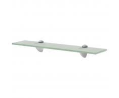 vidaXL Estante flotante de cristal 50x20 cm 8 mm