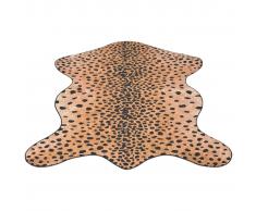vidaXL Alfombra con forma 150x220 cm estampado de guepardo