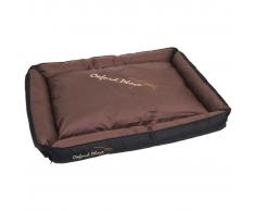 Kerbl Cama de mascota Oxford Place 110x85x12 cm negro y marrón 81279