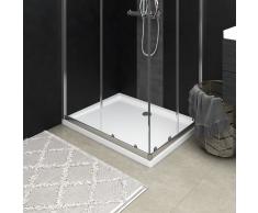 vidaXL Plato de ducha rectangular ABS 70x90 cm