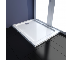 vidaXL Plato de ducha rectangular ABS 70x90 cm