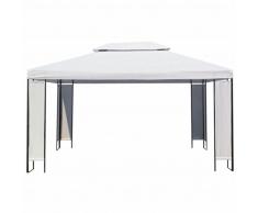 vidaXL Carpa cenador blanco 3x4 m