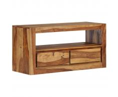 vidaXL Mueble para TV de madera maciza de Sheesham 80x30x40 cm