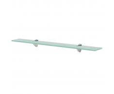 vidaXL Estante flotante de cristal 70x20 cm 8 mm