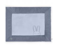 Jollein Colcha para parque cuna 80x100cm conejito azul 017-513-65096