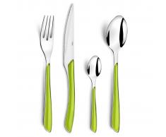 Amefa Juego de cubiertos Eclat 24 piezas verde