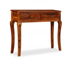 vidaXL Mesa consola de madera maciza de Sheesham 90x32x76 cm
