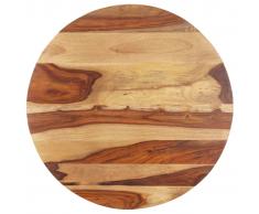 vidaXL Superficie de mesa redonda madera maciza sheesham 15-16 mm 40cm