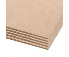 vidaXL Tablero para póster tamaño DIN A1 HDF 10 unidades 841x594x3 mm