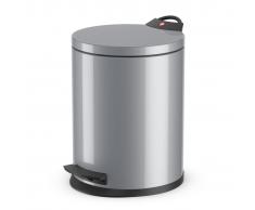 Hailo Cubo con pedal T2 tamaño M 11 L plateado 0513-119
