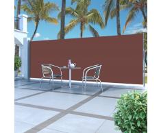 vidaXL Toldo lateral retráctil 180x500 cm marrón