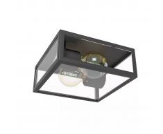 EGLO Lámpara de pared exterior Alamonte 1 negra 120 W 94832