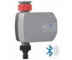 vidaXL Temporizador de riego de jardín con bluetooth