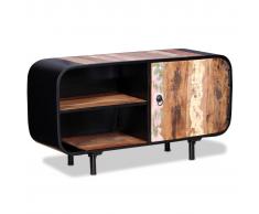 vidaXL Mueble para TV de madera reciclada 90x30x48 cm