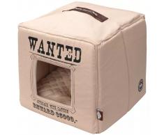 D&D D&D Cama cubo de mascota Wanted 40x40x40 cm beis 671/432310