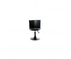 miliboo Silla de escritorio infantil negra NEW