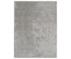 vidaXL Alfombra peluda gris 80x150 cm