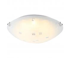 GLOBO Lámpara LED de techo JOY I vidrio blanco 4041463