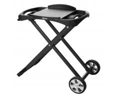Qlima Carrito plegable para barbacoa negro PC/PG 10