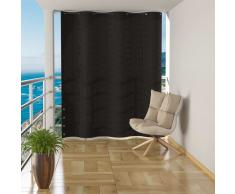 vidaXL Toldo cortina para balcón PEAD gris antracita 140x230 cm