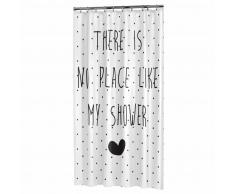 Sealskin Cortina de ducha Lyrics 180 cm negra y blanca 233581319