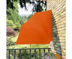 vidaXL Toldo lateral plegable terraza color terracota 140x240 cm
