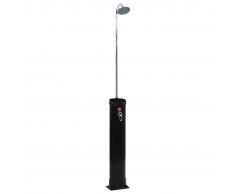 vidaXL Ducha solar negra 214 cm 18 L