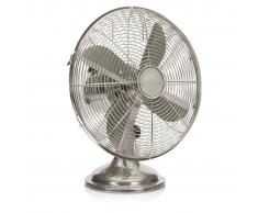 Tristar Ventilador de mesa retro VE-5973 35 W 30 cm níquel