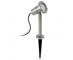 EGLO Foco LED exterior Nema plateado 94111