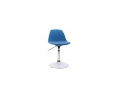 miliboo Silla de escritorio diseño infantil azul