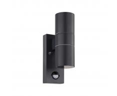 EGLO Lámpara LED de pared jardín con sensor Riga 5 gris antracita 10W