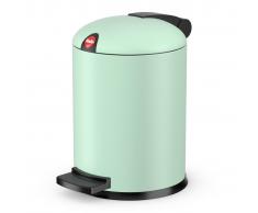 Hailo Papelera con pedal Design tamaño S 4 L menta mate 0704-880